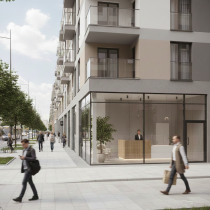 Warszawa Wola - bezpośrednio narożny lokal w pobliżu stacji metra