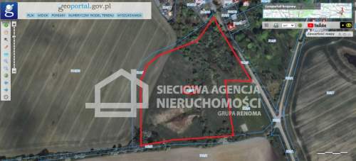 Atrakcyjna działka rolna 3,7675ha poł. w Rekcinie