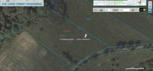 ORELEC,GM.OLSZANICA,POW.LESKI,LAS 7000M2.