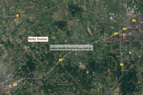 Działka budowlana Budy Zosine