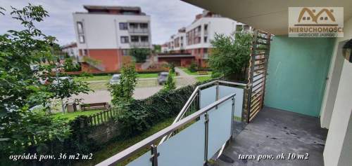 nowy apartament 36 m2 z tarasem i ogródkiem 36 m2