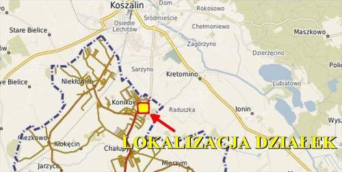 kompleks ładnie położonych działek przy Koszalinie