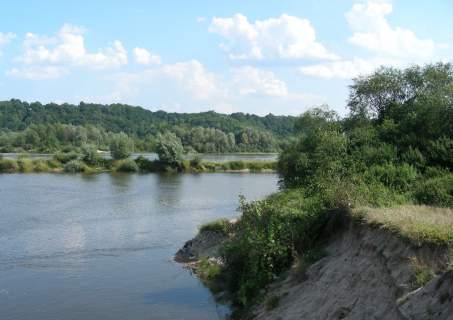 Działka nad rzeką Wisłą