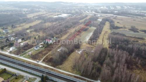 Krzeczów 32ary wąska budowlana działka