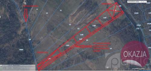 Działki inwestycyjne nad rzeką Iną 3010 m2