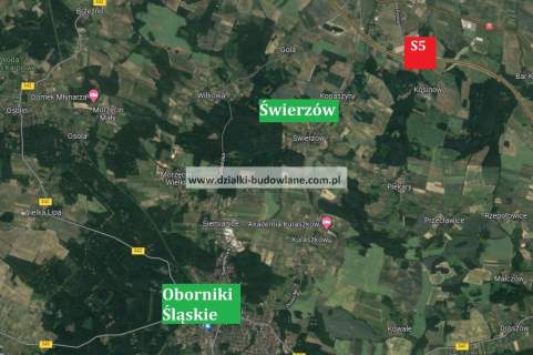 Działka pod Obornikami Śląskimi