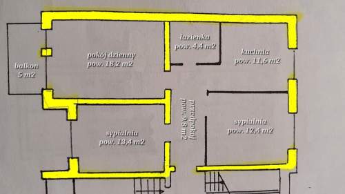 Bardzo ładne przestronne 3-pokojowe pow. 70 m2