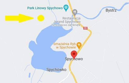 Działka budowlana na Mazurach - jezioro Spychowskie