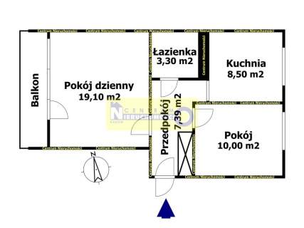 Michałów, M3 48,29 m2, ul. Sobieskiego
