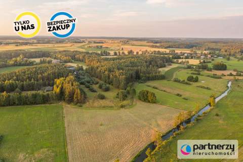 Dwie działki nad rzeką w cenie jednej Kaszuby
