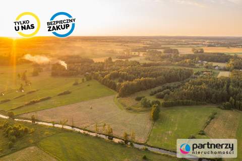 Dwie działki nad rzeką w cenie jednej Kaszuby