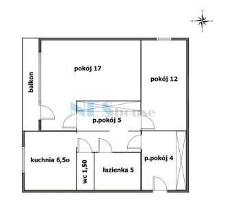 Mieszkanie na sprzedaż, 51 m2, Wrocław
