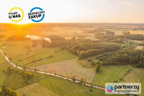 Dwie działki nad rzeką w cenie jednej Kaszuby