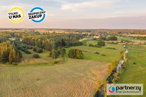 Dwie działki nad rzeką w cenie jednej Kaszuby