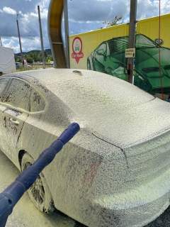 Myjnia samochodowa przy obwodnicy