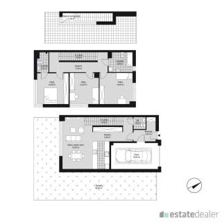 Mieszkanie 4-pokojowe, 124,34 m2 ogródek 96 m2