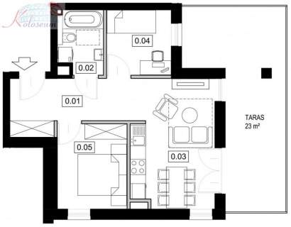 Mieszkanie na sprzedaż, 46,58 m2, Nowy Sącz