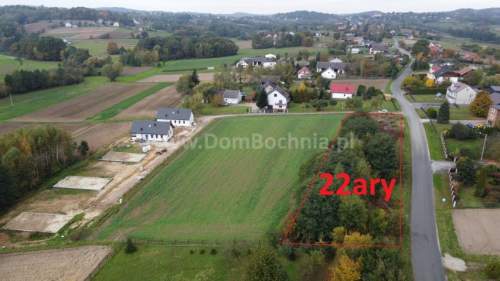 Bilczyce szeroka działka22ary przy drodze