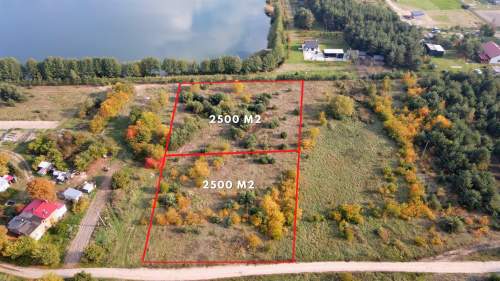 Działka Gutowo 2500m2, bezpośrednio przy jeziorze