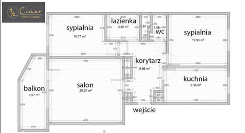 Mieszkanie na sprzedaż, 69 m2, Bydgoszcz