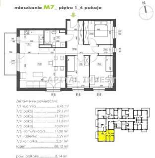 Mieszkanie na sprzedaż, 86,59 m2, Zabrze