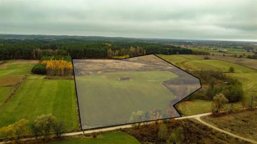 Działka siedliskowa granicząca z lasem państwowym