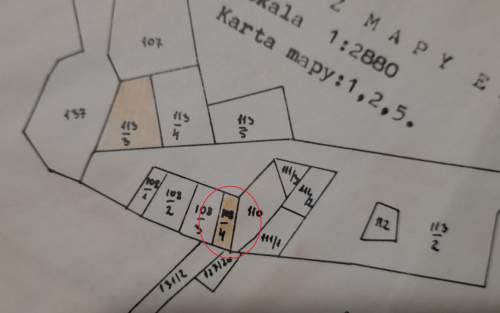 Sprzedam działkę umieszczoną w obszarze R1 użytków rolnych