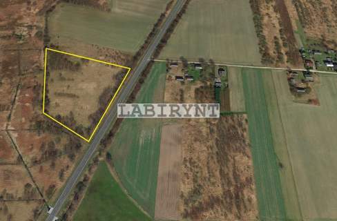 Działka rolna, Lipicze gm. Kłomnice, 2 ha, asfalt