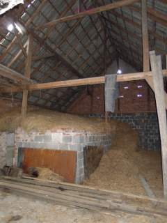 Działka budowlana z garażem i stodołą