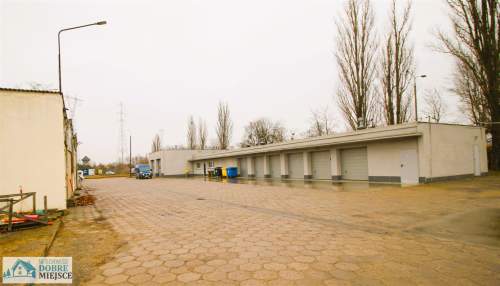 Hala z suwnicą,biura,socjal,garaże z kanałem,plac