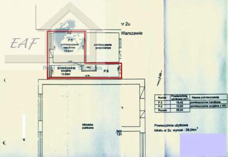 Lokal użytkowy na sprzedaż, 29,73 m2, Warszawa