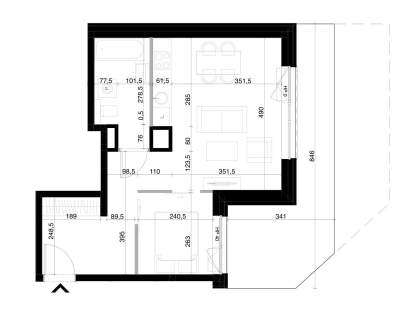 Lokal użytkowy / mieszkalny - wykończony 2022 - Scala Moderna...