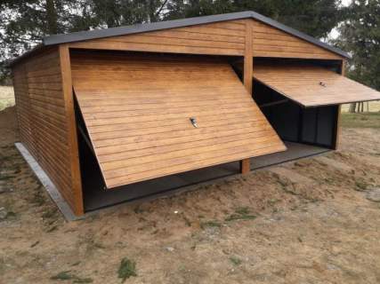 Garaż drewnopodobny PREMIUM 6x5