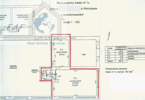 Lokal użytkowy na sprzedaż, 67,17 m2, Warszawa