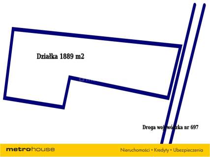 Działka budowlana na sprzedaż, 1889 m2, Grębków