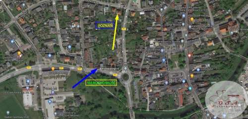 Działka centrum Mosiny 464 m2
