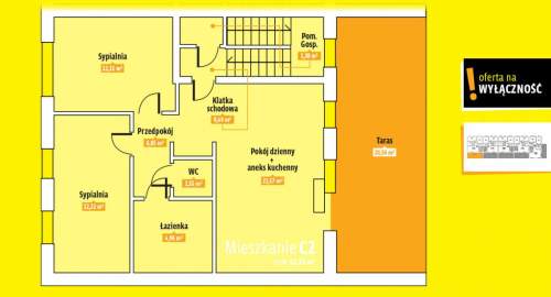 Apartament 62,20 plus poddasze Barwinek