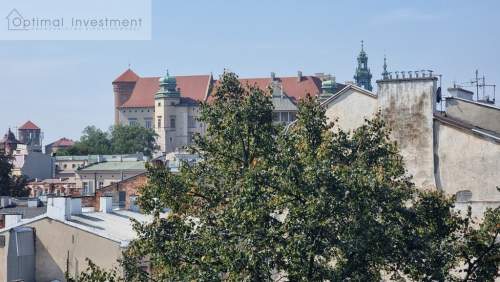 Przestronne mieszkanie z widokiem na Wawel,