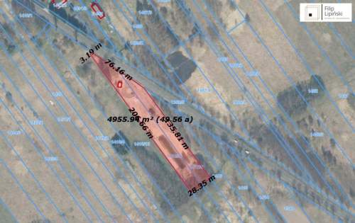 DZIAŁKA PRZEMYSŁOWA PRZY DW494/ TRUSKOLASY 4950M2