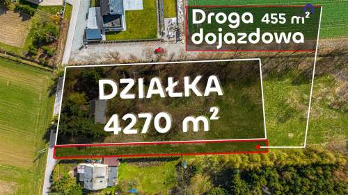 DZIAŁKA NA SPRZEDAŻ. BUDOWLANA. WSZYTSKIE MEDIA 
