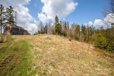 Widokowa działka z lasem. 4046m2. Nowy Targ.