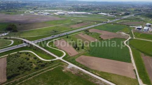 Autostrada A4 zjazd Bochnia 3,3ha działka PU
