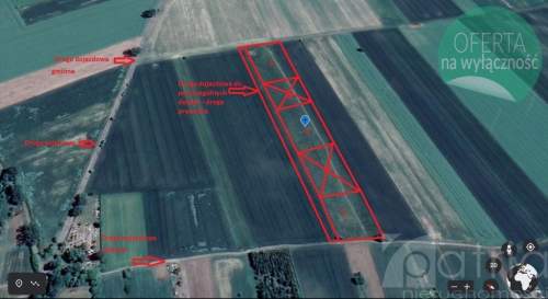 Działka pod Stargardem 50zł m2 Poczernin