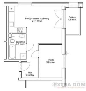 Mieszkanie na sprzedaż, 40,7 m2, Goleniów
