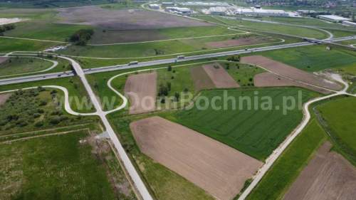 Autostrada A4 zjazd Bochnia 3,3ha działka PU
