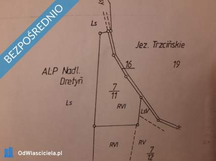 Atrakcyjna działka budowlana nad jeziorem Trzcinno