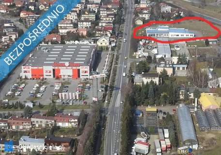 Działka z obiektem handlowo-usługowym, Nowy Sącz - ul. Tarnowska