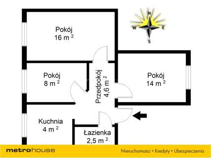 Mieszkanie na sprzedaż, 49,1 m2, Toruń