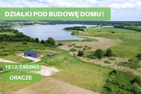 ATRAKCYJNE DZIAŁKI BUDOWLANE BLISKO JEZIORA