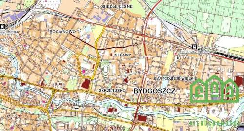 Działka developerska 1457m2 Bydgoszcz Bielawy MPZP